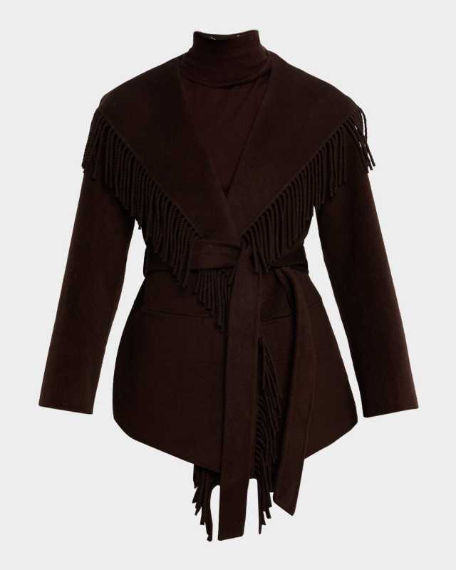Rowen Fringe Wool Jacket